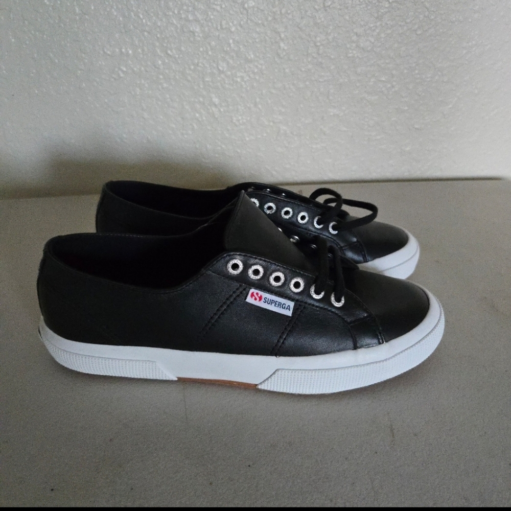 Superga 2750 Nappa Leather Classic Sneaker Women Size 10 New 082025